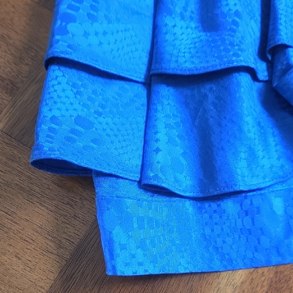 Cache Blue Ruffled Mini Dress - Picture 3 of 8